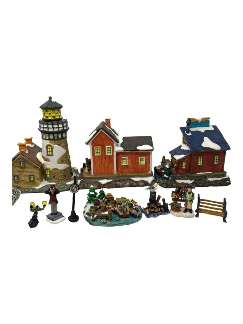 Home Accent Holiday Starter Set Canterbury Lane Seashore Nautical 15 pieces READ